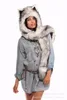 Winter European and European imitation fur hat stuffed animal hat cute cartoon hat one in stock