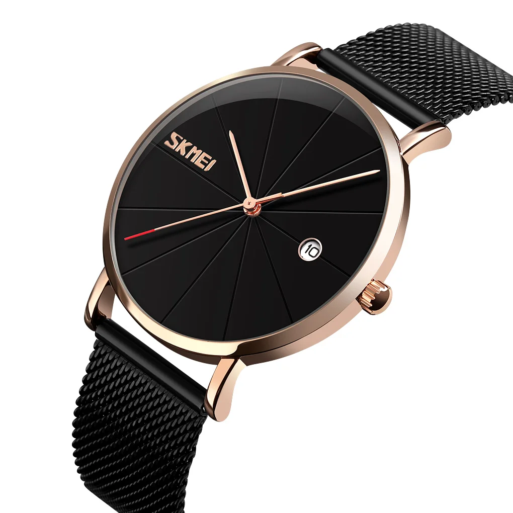 Skmei China Wristwatch Wholesale Fashion Mesh Band Waterproof Wrist Watch 9183