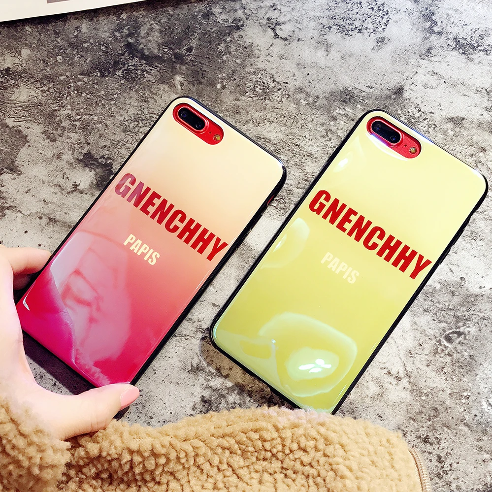 

Glossy TPU IMD 6 7 8 Plus X for iPhone Case Change Color