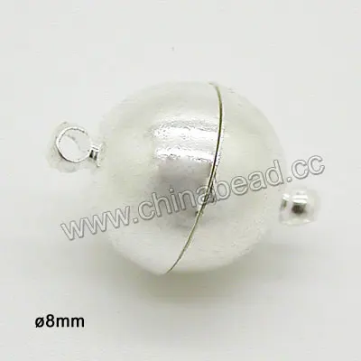 8mm*20sets Strong Magnetic Jewelry Clasps Finding Bead For Charming Jewelry、2018