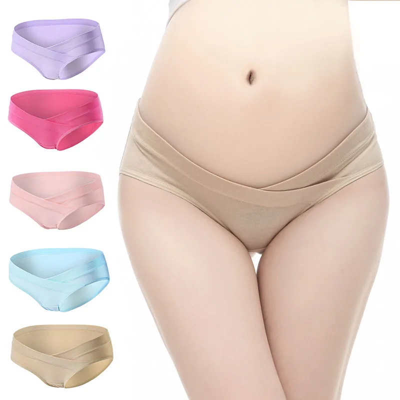 

Cotton Pregnant Women Underwear U-Shaped Low Waist Maternity Underwear Pregnancy Briefs Maternity Panties Women Clothes