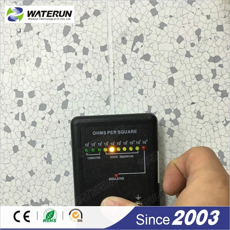 
hot selling ESD PVC tiles conductive flooring tile supplier andeasy to celan 