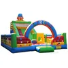 HI new design giant juegos inflables,inflatable slide bouncer on playground park for kids