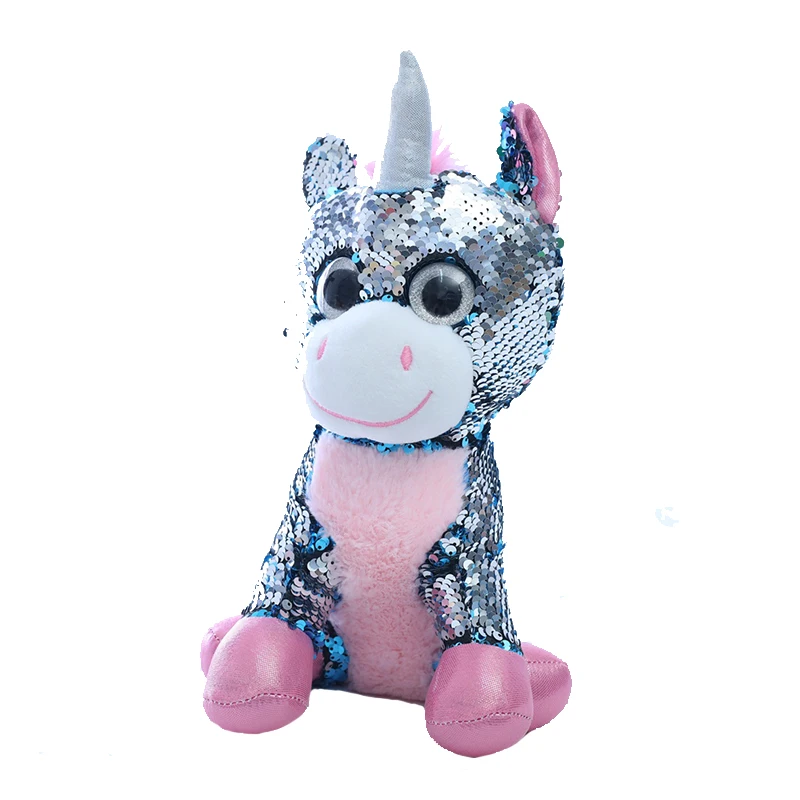 Espacio Relleno Temblor Dinosaurio Peluche Juguete Reversible Lentejuelas Esponjoso Animal para Ni/ños Ni/ña Ni/ño 17cm //1pcs NOBRAND Juguetes De Lentejuelas Reversibles