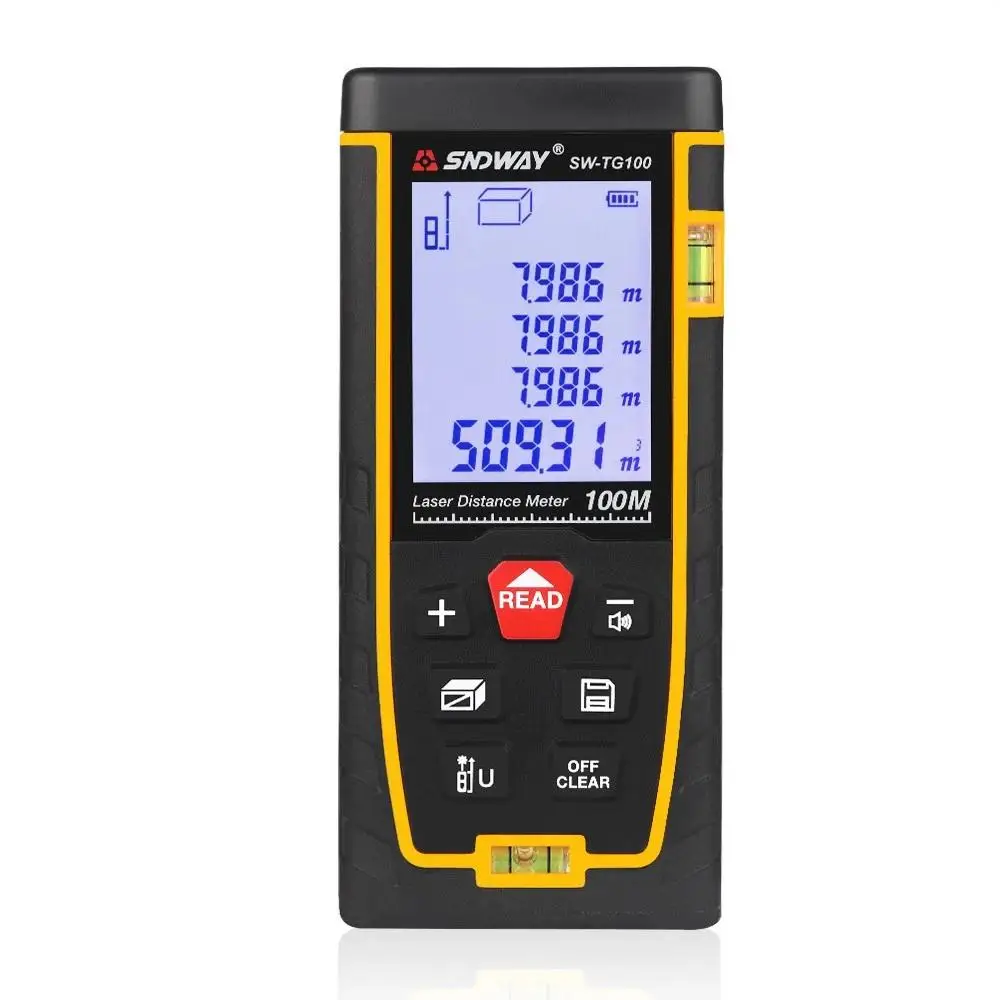 
SW TG100 Handheld Multi functiona 0.05 100m mini laser distance meter 100m Accurate measurement  (62042342799)