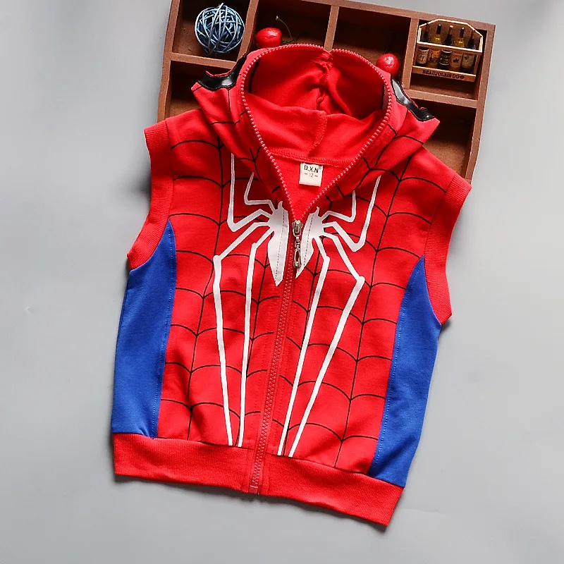 Autumn Boys Clothing Sets Kids Coat jacket+T Shirt+Pants 3 Pcs Children Sport Suits Baby Boys Spider Man Clothes Set