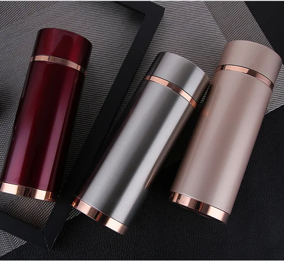 

Classic double wall vacuum stainless steel water bottle with lid, Customized color