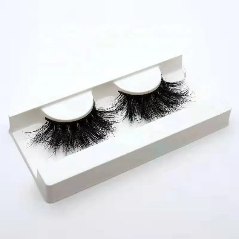 

2019 new arrivals full strip lashes long dramatic 3d mink eyelashes private label 25mm eyelashes, N/a