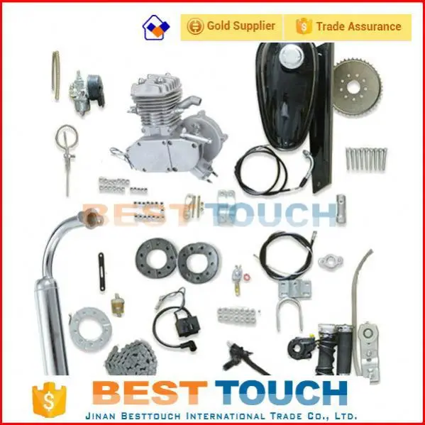 

Best price 50cc 80cc motor da bicicleta 80cc kit for push bike and push cycle bicycle engine 30cc, Silver;black