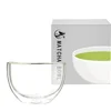 Fancy Cereal Double Wall Borosilicate Eating Glass Salad Matcha Bowl Chawan Gift on Glass Bowls