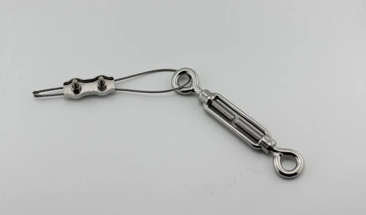 High Quality Stainless Steel Eu Type Double Eyes Open Body Tunbuckle