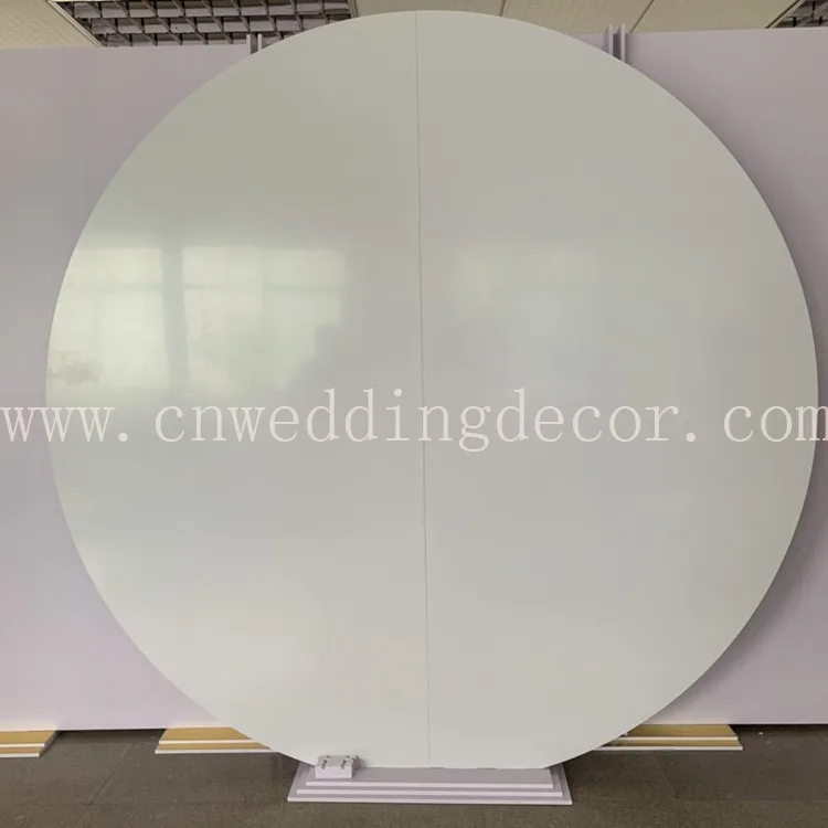 White 2m Round Circle Acrylic Pvc Decoration Wedding Backdrop Buy