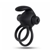 Rabbit Strong Vibrating Penis Enlargement Double Cock Ring For Man