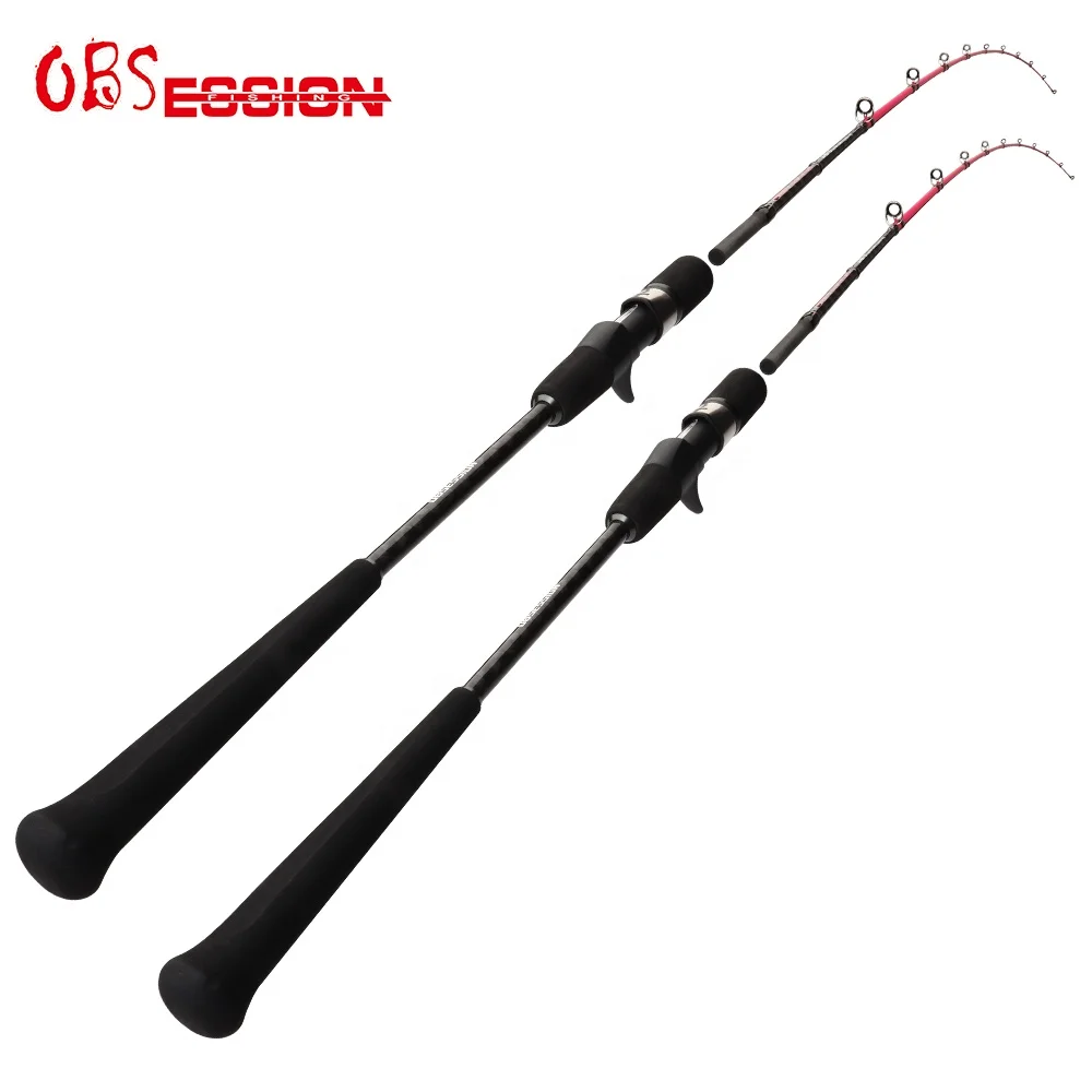 

OBSESSION Monster New Design 198cm Slow Jigging Rod Blanks Fishing Rod Wholesale Slow Pitch Jigging Rod Vertical Jig