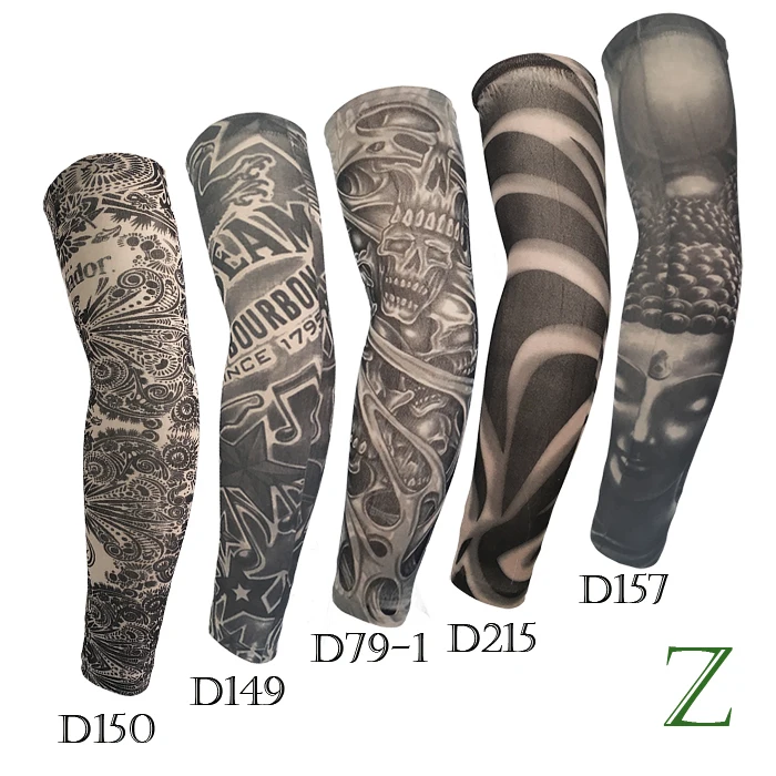 

cool fashion women men tattoo arm sleeves stockings for outdoor sports, Many color