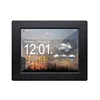 Wholesale 8 inch desktop table calendar clock with logo wall barometer and thermometer