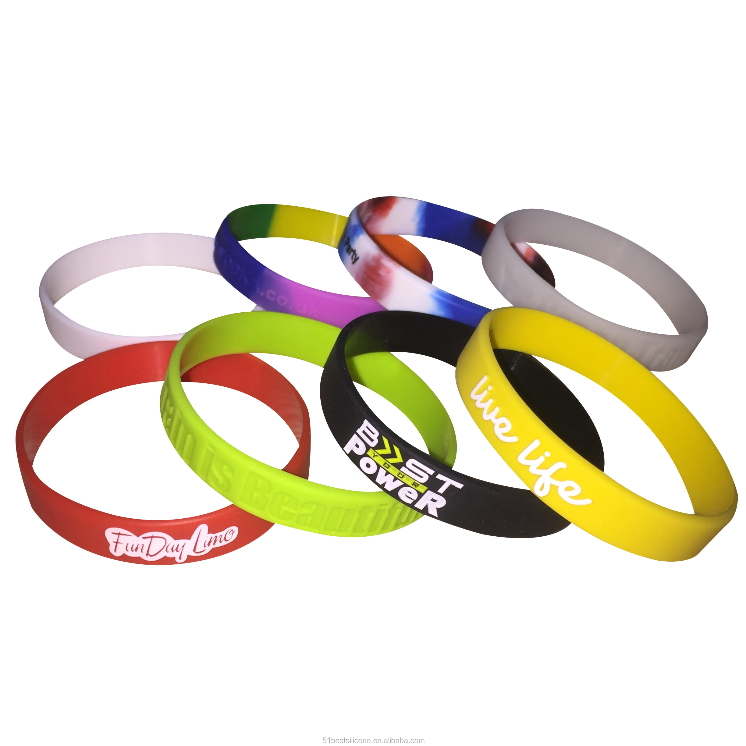 Sedex Factory Cheap Silicone Band Silicone Wrist Band Customized Rubber 