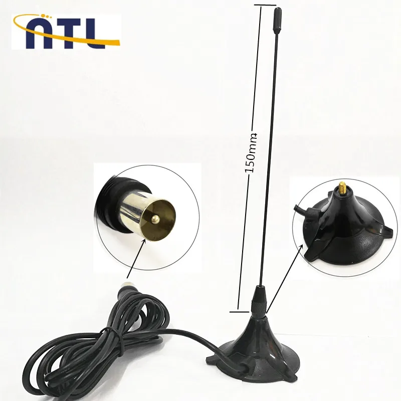 
Antena Inndor 470-862MHz DVB-T Antenna With 1.1inch Magnetic Base M3 Screw VHF UHF Ham Mobile Radio Antenna 