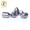 Ground/tumbled carbide buttons for mining
