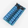 Electronic optocoupler protection 16 channel 5v 12v relay module