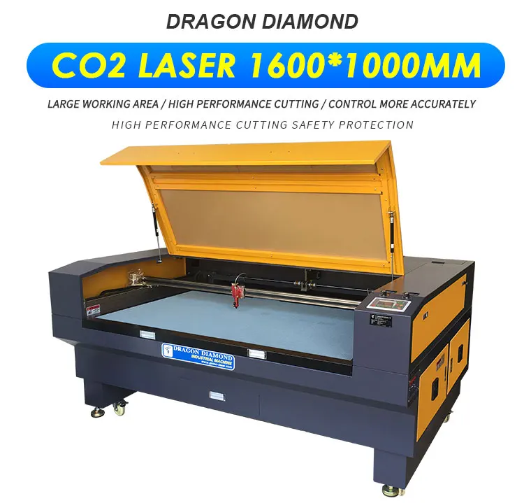 100w Co2 Laser Engraving 1610/cnc Acrylic Wood Paper Laser Cutting