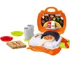 Hot sale pretend play learning kitchen cooking game kids pizza set toy