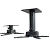 XYSCREEN Universal Extendable Tilt Projector Ceiling Mount Wall Bracket DLP LCD Black