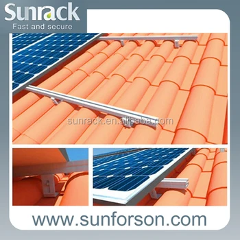 Home Solar Energy System Pitched Roof Mounting Kit Buy Solar Panel Roof Mount Kitsolar Panel Mounting Kitmount Kit For Solar Roof Product On