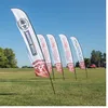 factory cheap wind blade flags feather flag hardware custom swooper flags