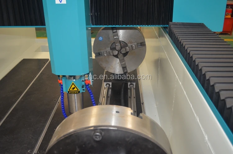 
4 Axis 3D Stone CNC Router Rotary Axis High Wall for Marble Granite Quartz Sand Stone Wall Decoration CNC Sculpture Machine 