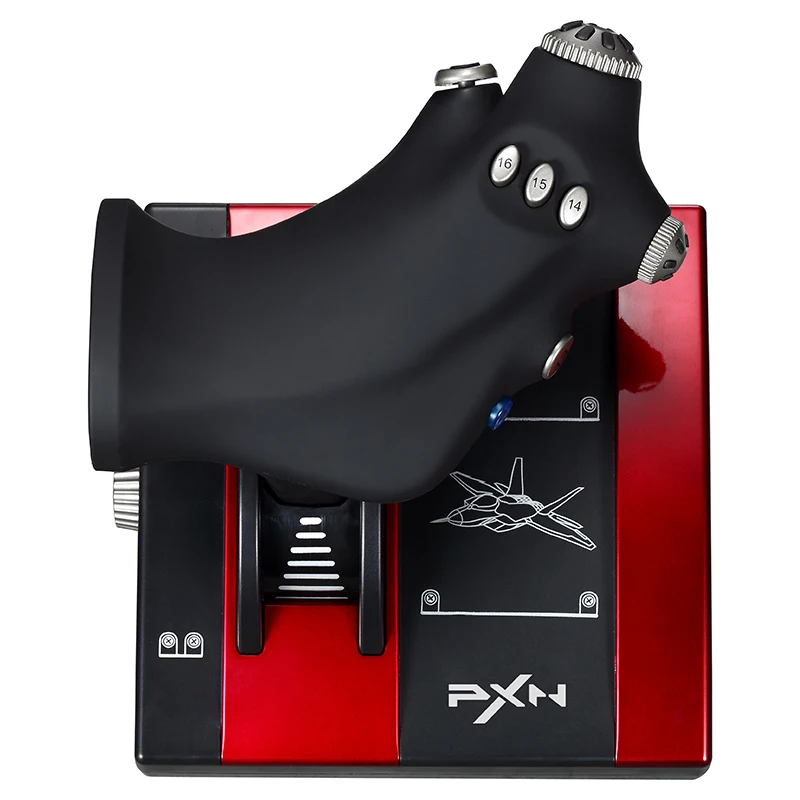 
PXN-2119 Best USB Flight Stick and Throttle for PC Flying Games 