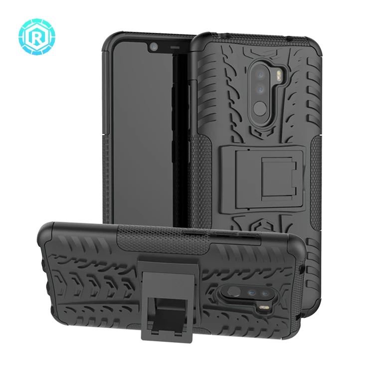 

Roiskin colorful kickstand dazzle shockproof mobile phone case for xiaomi Poco f1