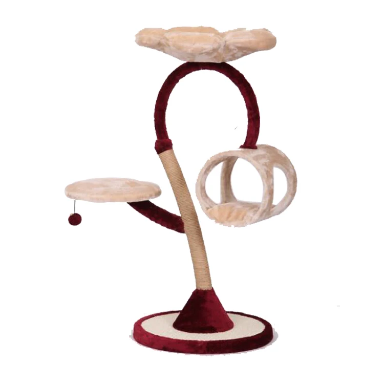 New adjustable cute cat scratcher tree house