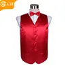 Shengzhou custom wholesale casual men red plain hotel work vest
