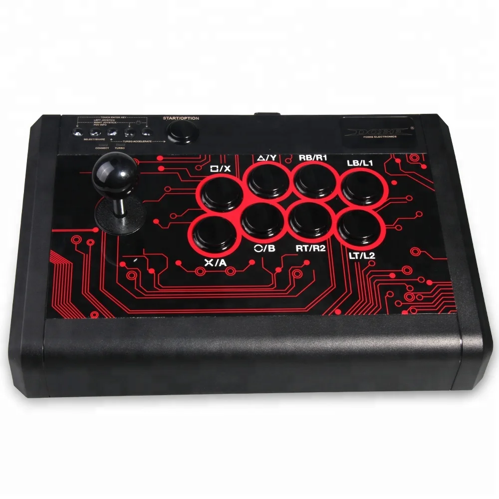 

Super controller TP4-848 arcade fighting stick wired joystick for ps4,ps3 ,xbox ,PC,android, Black