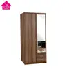 Simple Corner Armoire Wardrobe with Mirror