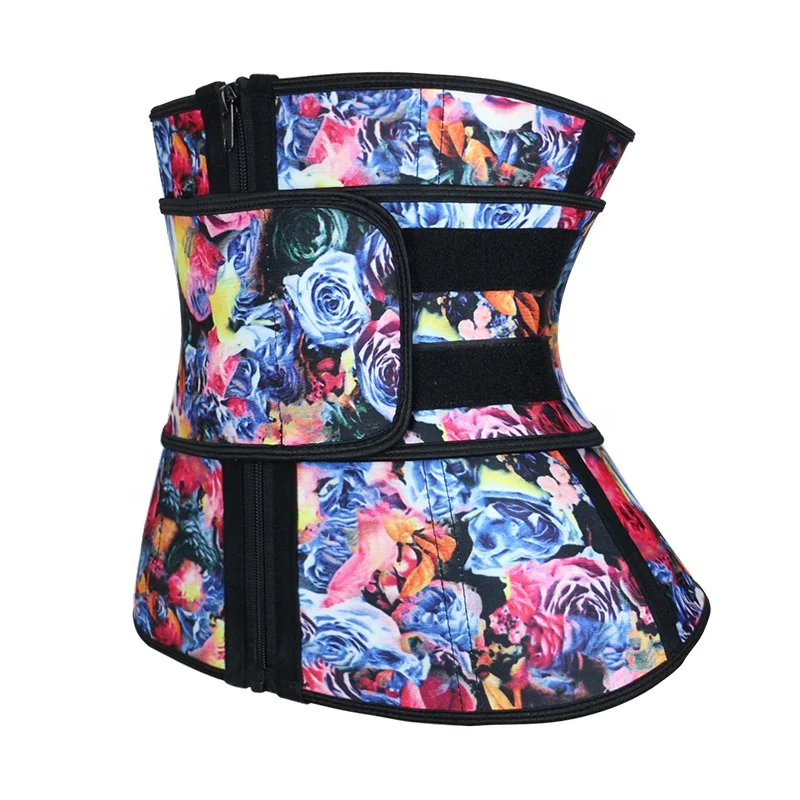 

Quality Women's Waist Trainer With Zip Custom Tummy Slimming Belt, As shown
