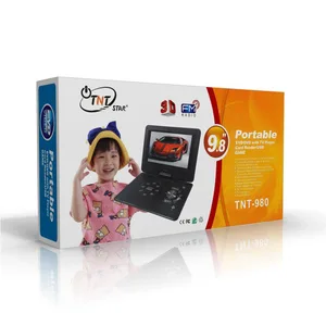 9.8 Inch Portable EVD DVD Player Format Support
