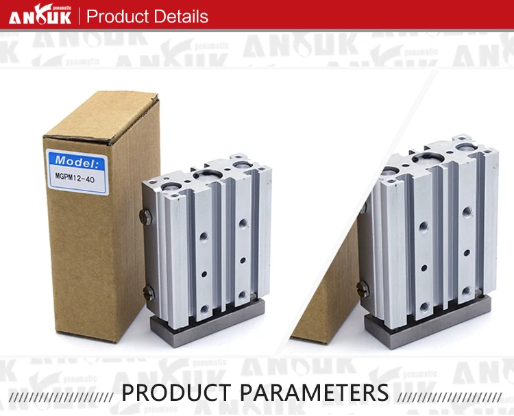 Professional manufacture MGPM series pneumatic double acting air cylinder