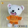 Suit dressed cute factory foshan soft toy mp3 player 5 ft teddy bear