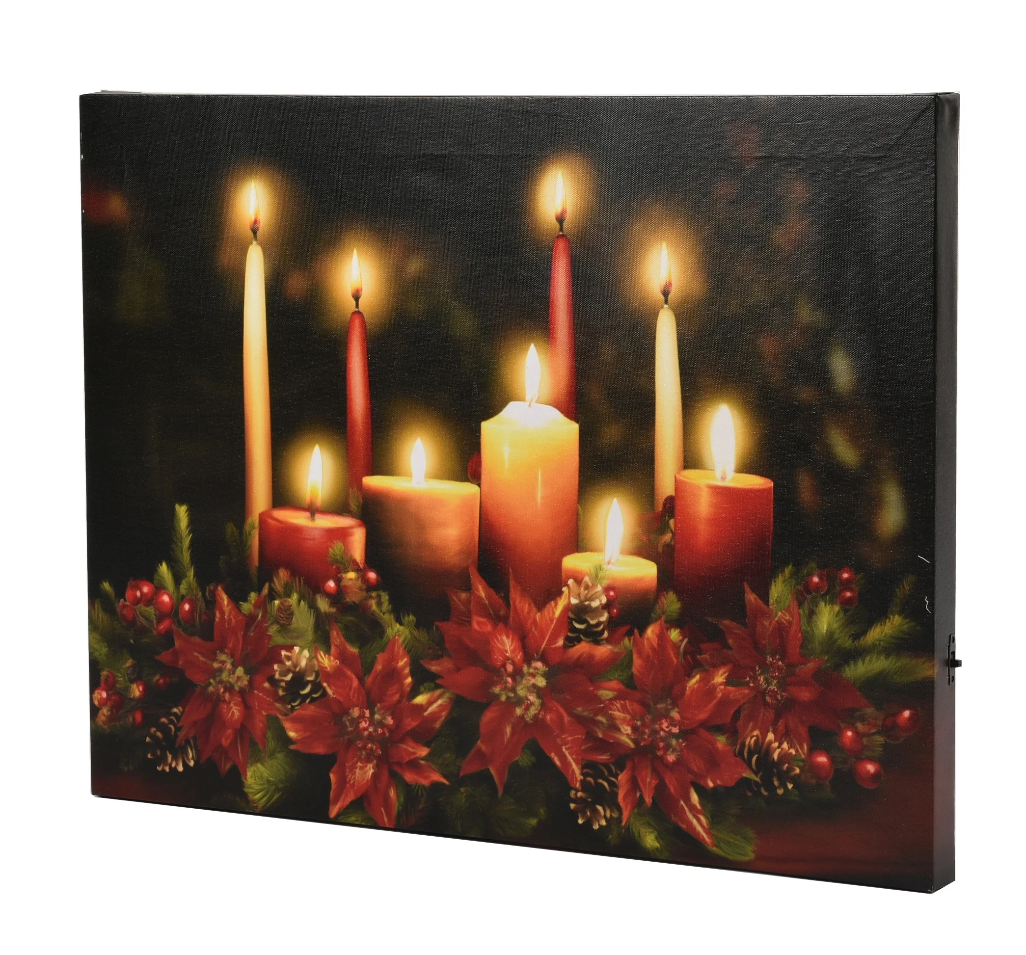 Led Canvas Candle Prints Light Up Led Canvas Painting Lighted Canvas Wall Art Buy Lighted