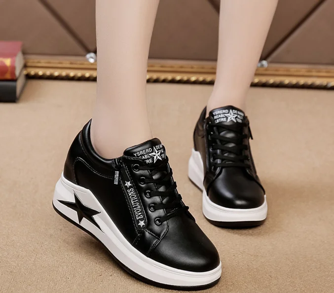 black and white trendy shoes