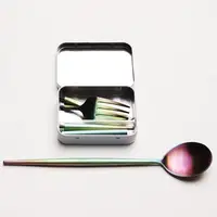 

2019 popular pocket sized resubale cutlery set and chopsticks for on the go