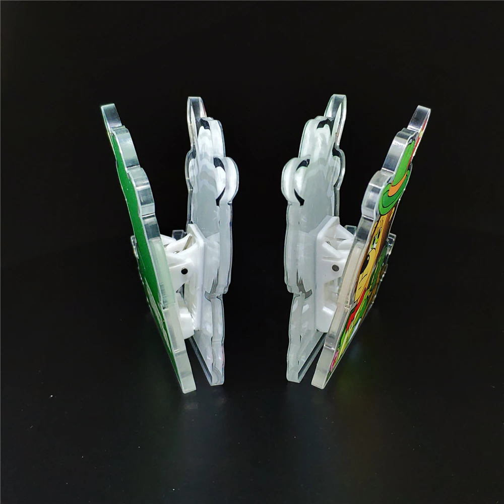 
Free Sample CNC Cut Offset Print Custom Acrylic Hair Clip Accessory Clamps Claws Hairpin 