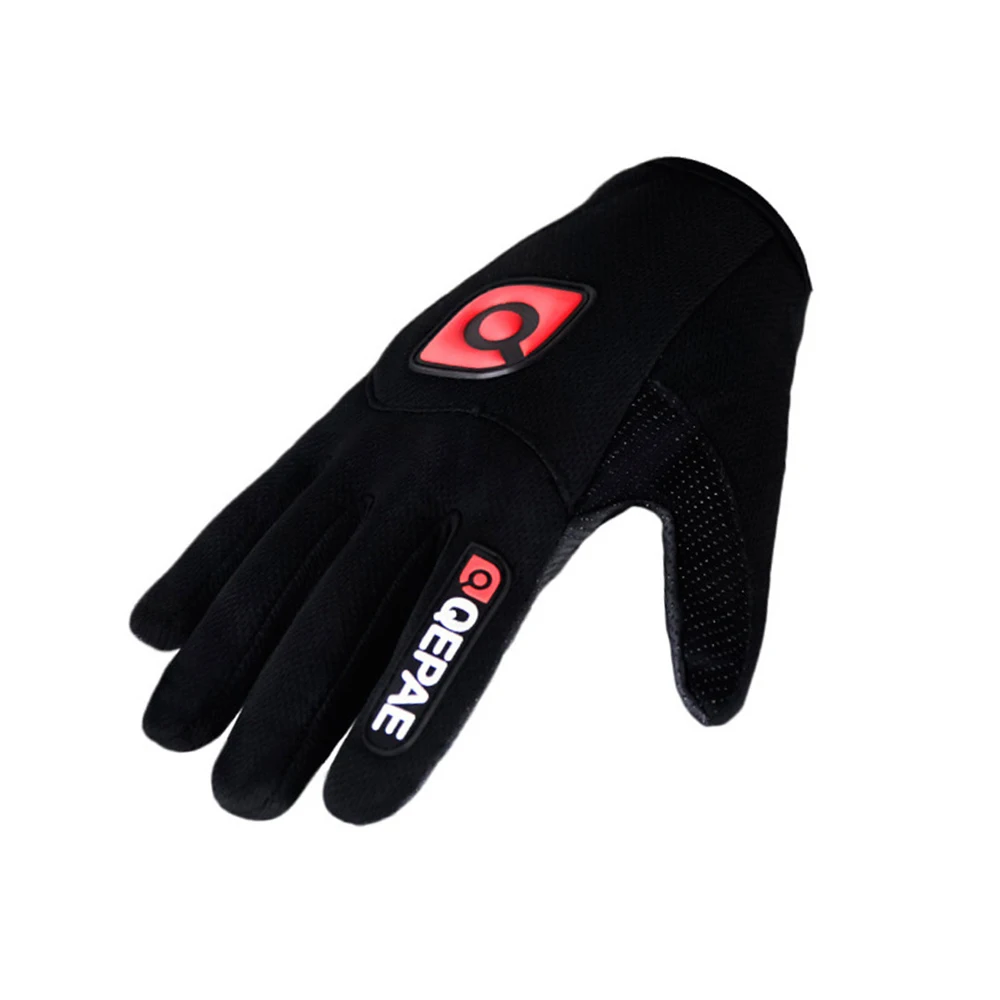 

RTS Qepae outdoor cycling motocross gloves long fingertip anti-slip sports skiing running gloves, As pictures or customized