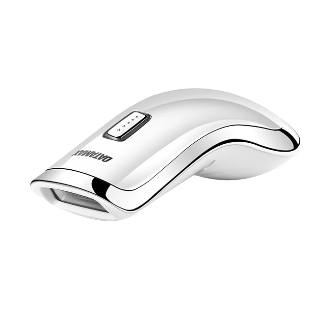 

portable bluetooth 2D mobile barcode scanner White color, Black/white