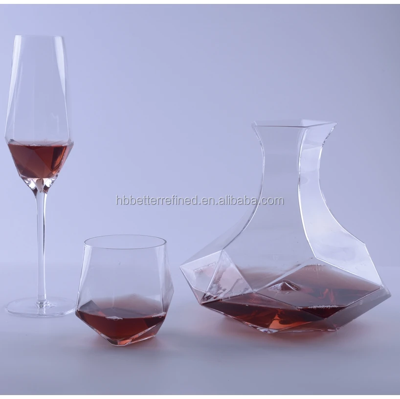 ribbed stemless wine glasses
