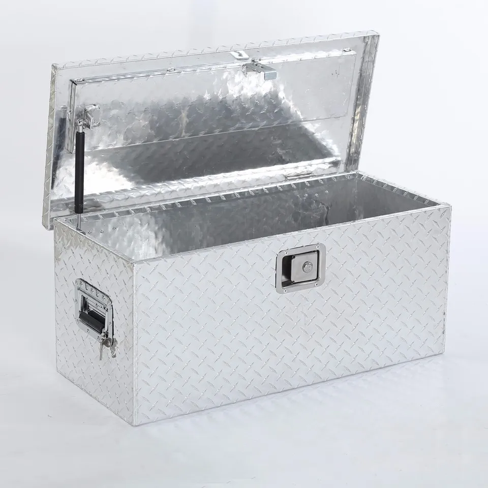 Aluminum Checker Plate Truck Tool Box For Trailer Pickup Ute Bhx783534 Buy Aluminum Tool Box