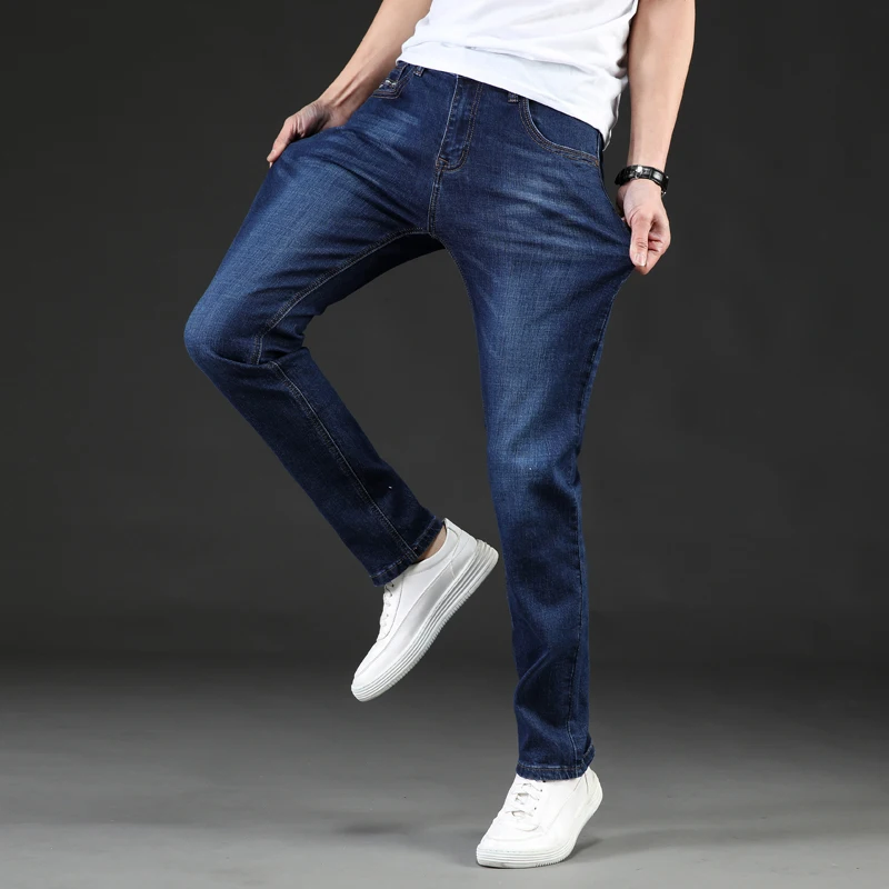 

Stretchy Denim Jeans For Men Slim Jean Blue