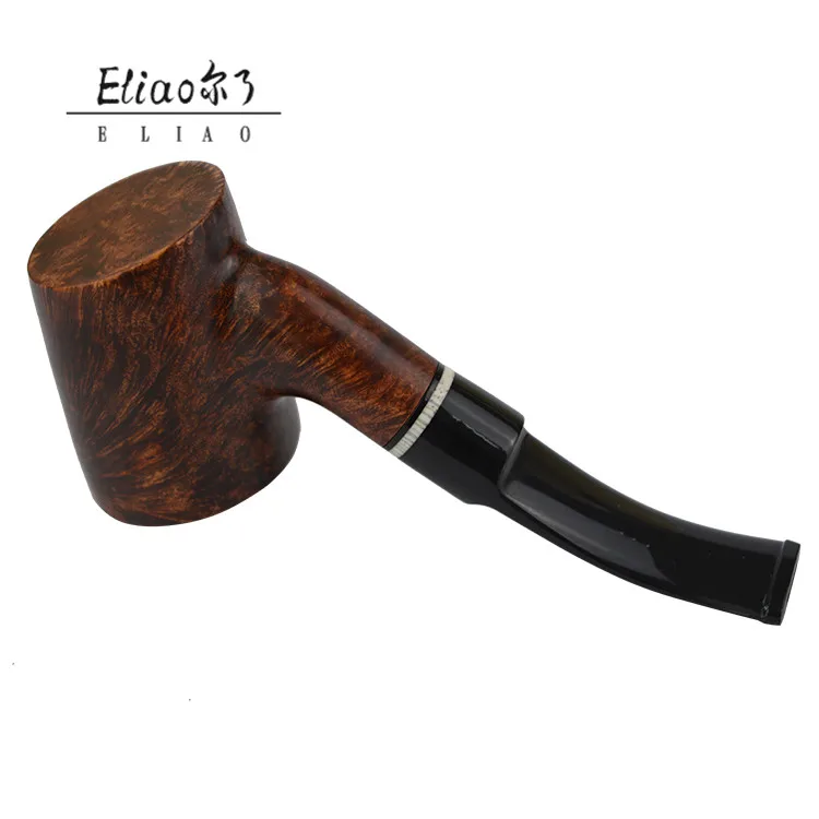 

Erliao Classic Hot- Selling Tobacco Smoking Pipe Noble Briar Wood Herb Smoking Pipe, As pictures show